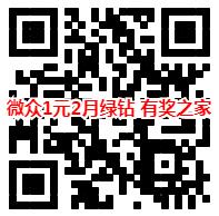 微众开通绿钻有什么优惠活动？