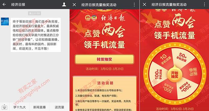 点赞两会领手机流量