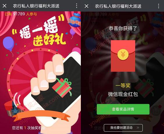 农行私人银行福利大派送