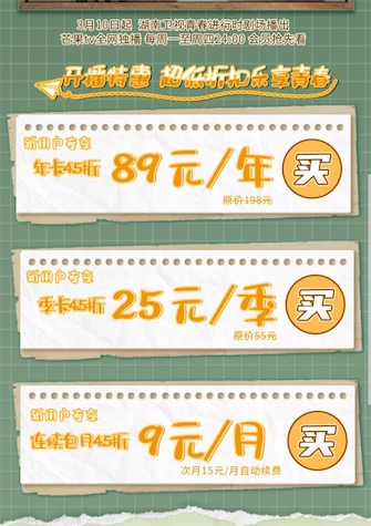 芒果tv会员4.2折89元一年更便宜